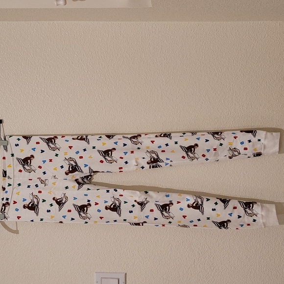 NWT Hanna Andersson Curious George Story Time Long John Pajama Set. - Picture 8 of 11